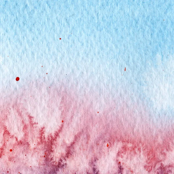 Πεδίο Πικραλίδες Φόντο Ακουαρέλα Καλοκαίρι Σταγόνες Από Πιτσιλιές Πιτσιλιές Νερού — Φωτογραφία Αρχείου