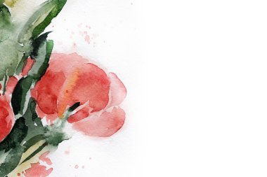 Bouquet of flowers. Spring. Summer. watercolor