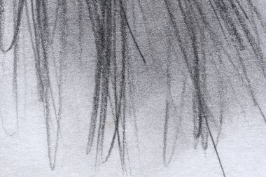 Eskiz. Kalem darbeleri çiziyorum. Çiz, çiz.