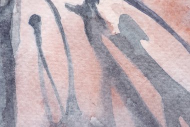 Asfalttaki gölge. Şehirde şafak vakti. Suluboya. Güneşin ışıkları. Sokak. arkaplan.