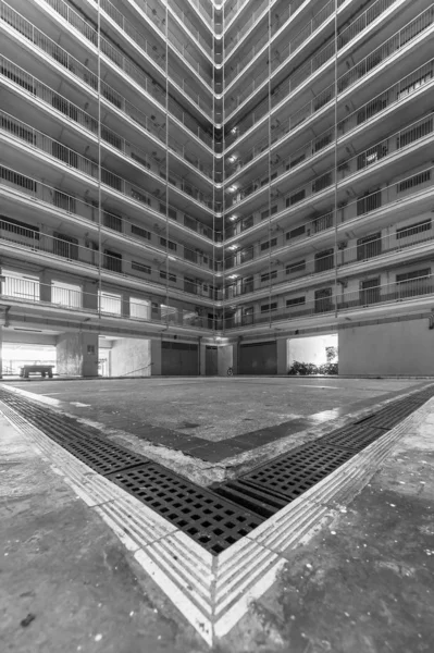Високе зростання житлового будівництва державного майна в місті Гонконг. Будуючи абстрактне тло — стокове фото