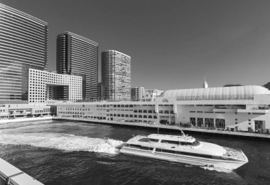 Yolcu gemisi ve Victoria gioca Hong Kong City pier