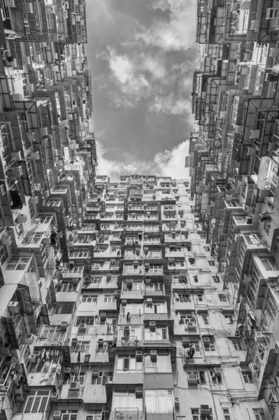 홍콩 시 의고 층 아파트 건물 — 스톡 사진