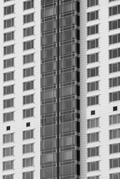 Exterior de la arquitectura moderna. construcción de fondo abstracto — Foto de Stock