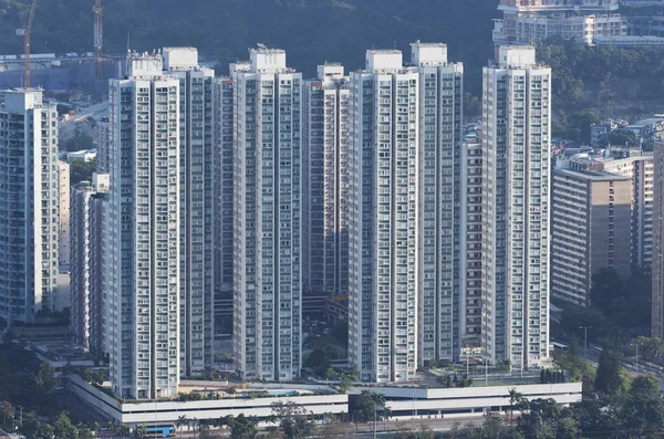 홍콩 시 의고 층 주거용 건물 — 스톡 사진
