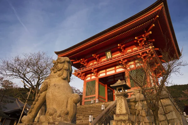 Ιστορικό ορόσημο Kiyomizu Ναός στο Κιότο της Ιαπωνίας — Φωτογραφία Αρχείου