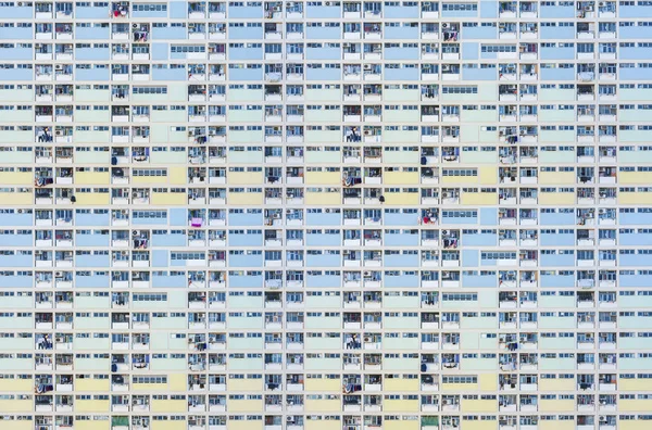 Surreal collage of high rise residential building — 스톡 사진