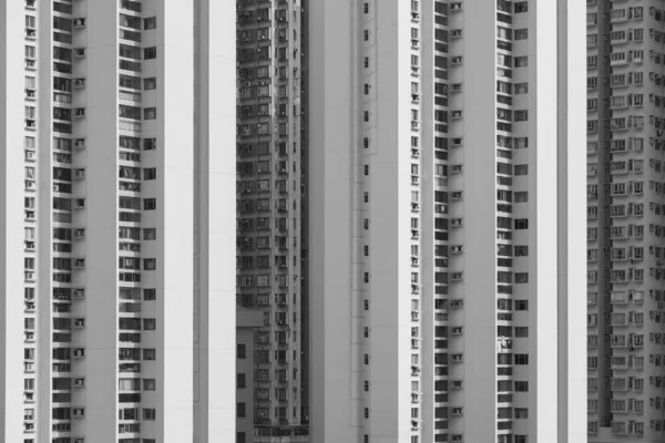 Edifício residencial high rise na cidade de Hong Kong — Fotografia de Stock