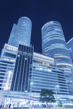 Japonya 'nın Nagoya şehrindeki yüksek katlı ofis binası