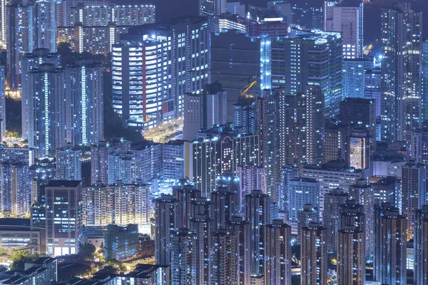 Vista aérea de la ciudad de Hong Kong — Foto de Stock