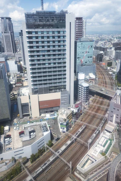 大阪市のスカイライン — ストック写真