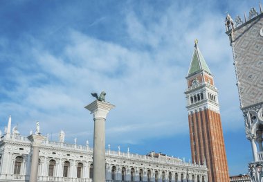 het campanile di san marco in Venetië, Italië. 