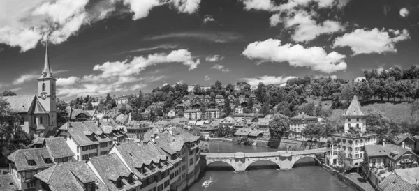 Panorama paisagem de Berna, capital da Suíça — Fotografia de Stock