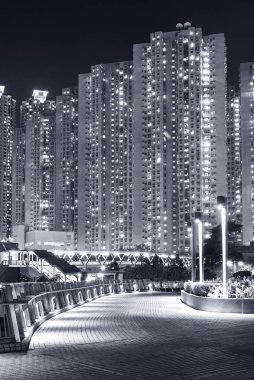 Hong Kong 'da yüksek binalar.