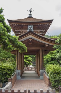 Chinese Temple - Chi Lin Nunnery in Hong Kong, China