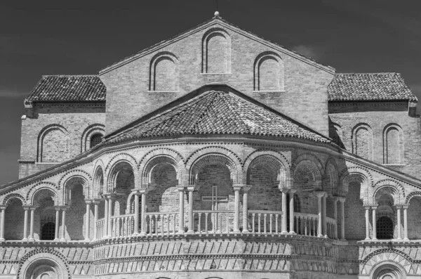 Utsidan Kyrkan Murano Venedig Italien — Stockfoto