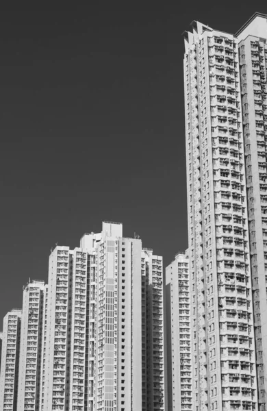 Vysoký Růst Obytné Budovy Veřejném Majetku Hong Kong City — Stock fotografie