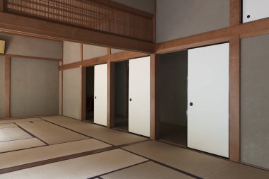 Kyoto, Japonya'nın geleneksel Japon evin iç görünüm