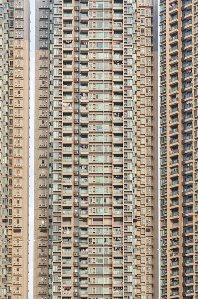 Edificio Residencial Gran Altura Ciudad Hong Kong — Foto de Stock