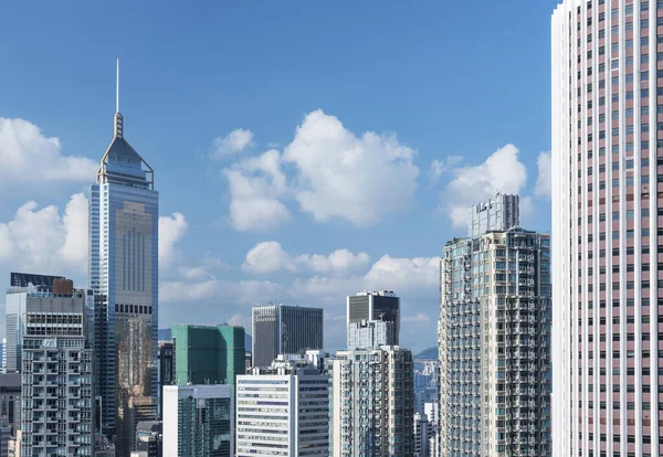 Skyline Downtown Hong Kong City — Stock Photo, Image