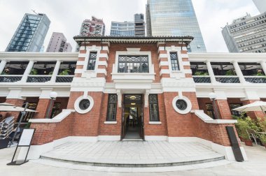 Hong Kong 'da eski ve yeni binalar.