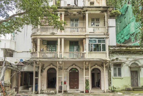 Old Residential Building Hong Kong City — Stock Photo, Image