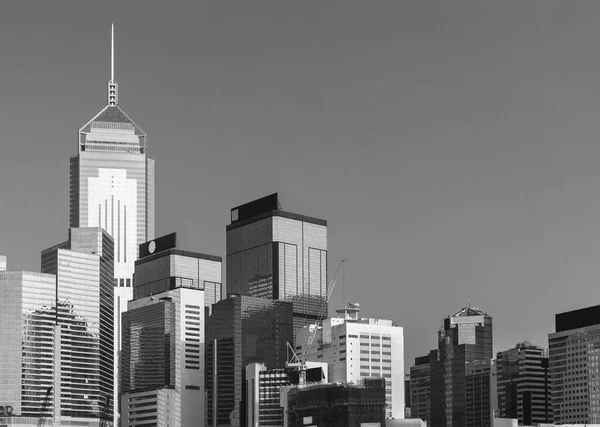 Hoogbouw Kantoorgebouw Het Centrum Van Hong Kong Stad — Stockfoto