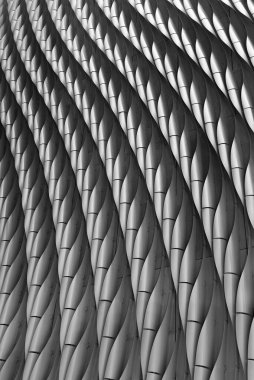 Modern mimarinin dış cephesi. soyut arkaplan oluşturuluyor