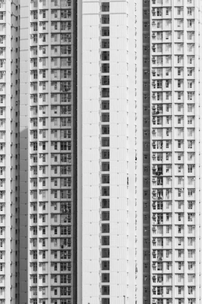 Das Äußere Eines Wohnhochhauses Einer Öffentlichen Siedlung Hongkong — Stockfoto