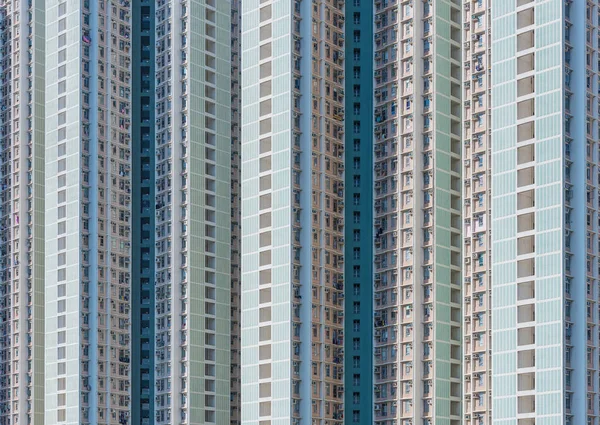 Das Äußere Eines Wohnhochhauses Hongkong — Stockfoto