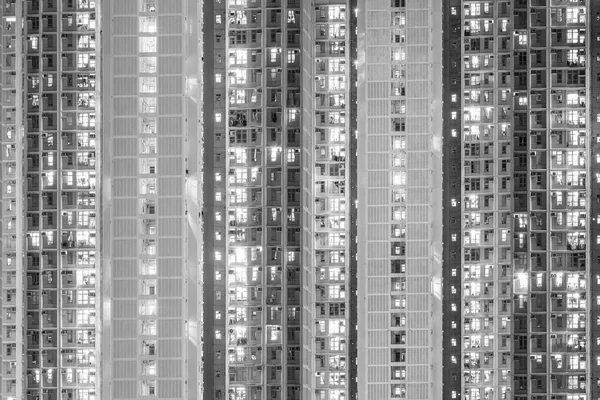 Das Äußere Eines Wohnhochhauses Hongkong — Stockfoto