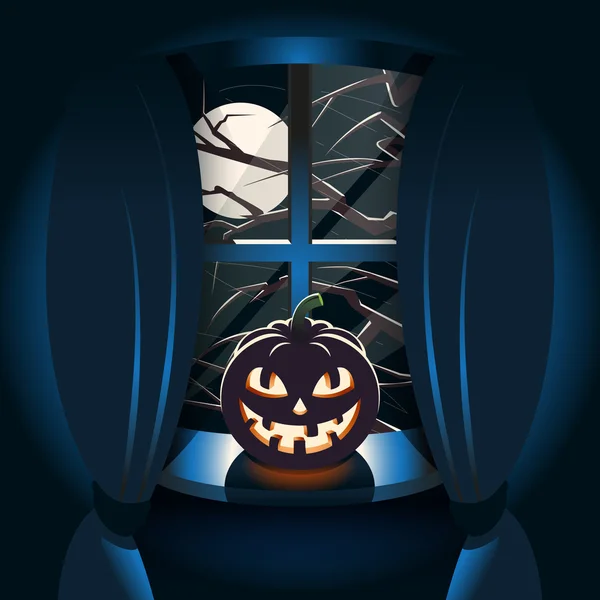 Gelukkige Halloween poster. — Stockvector