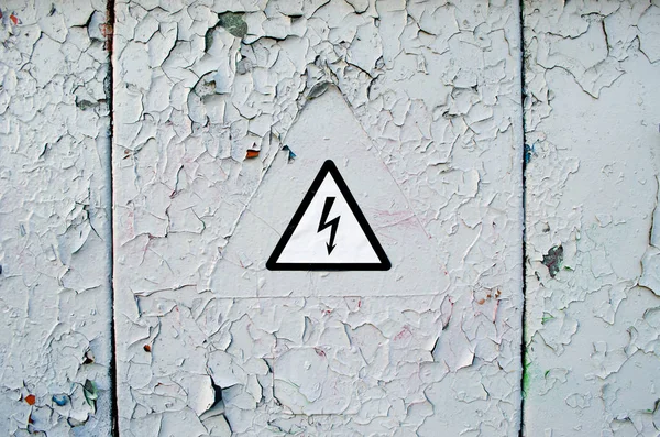 Caution. High voltage. — Stock Photo, Image