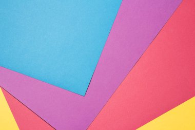 Geometrik düz renkli kağıt.