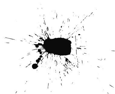 Beyaz arka plan üzerinde leke.