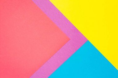 Geometrik düz renkli kağıt.