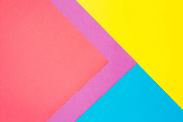 Papel coloreado en plano geométrico . —  Fotos de Stock