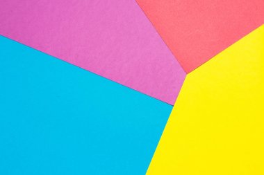 Geometrik düz renkli kağıt.