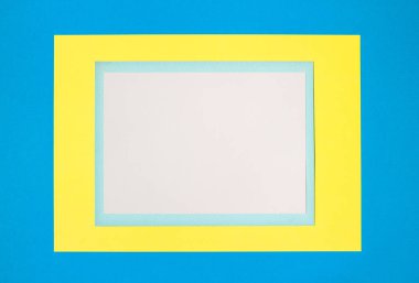 renkli kağıt çerçevesi.