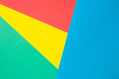 Geometrik düz renkli kağıt.