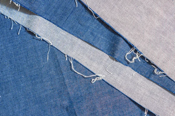 Tessitura jeans denim . — Foto Stock