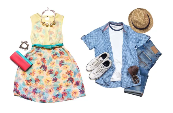 Summer clothes look. — Stock Photo, Image