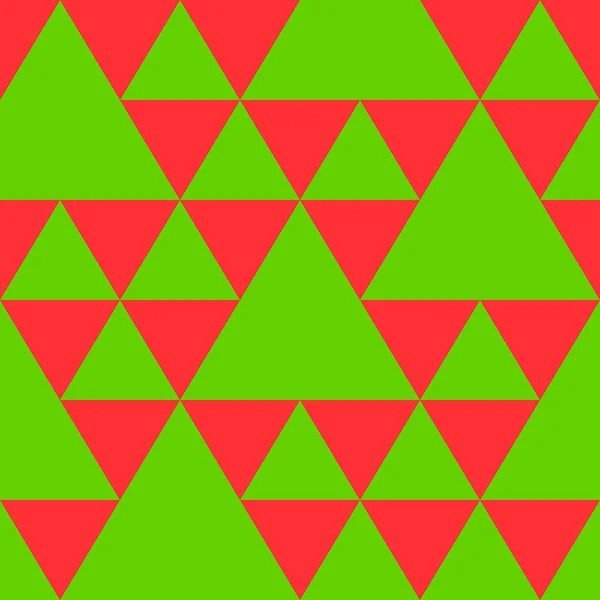 새 해 색상에서 삼각형 완벽 한 패턴 — 스톡 벡터