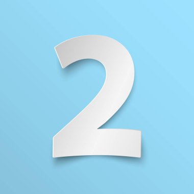 Vektör sayısı 2. Kağıt çizimde kesmek