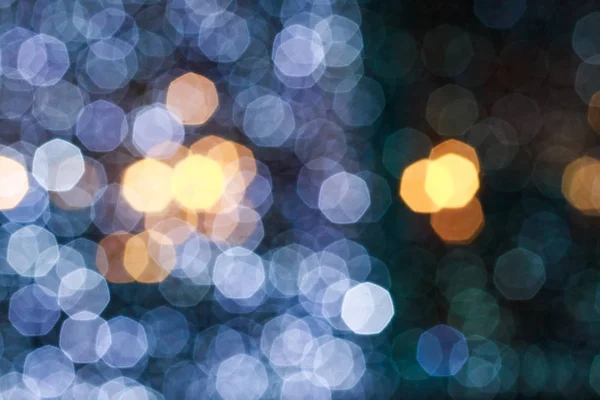 Fond de Noël avec des lumières bokeh naturelles — Photo