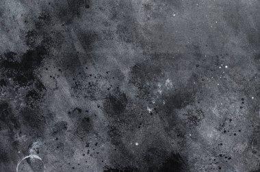 Siyah desenli, kaba bir arka plan. Beton zemin, eski grunge arkaplan