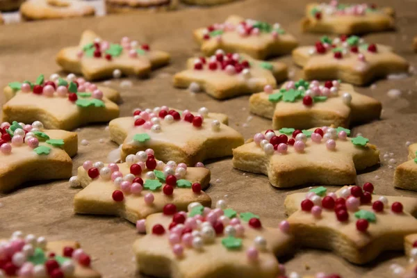 Baking Christmas Cookies — Stock Photo, Image