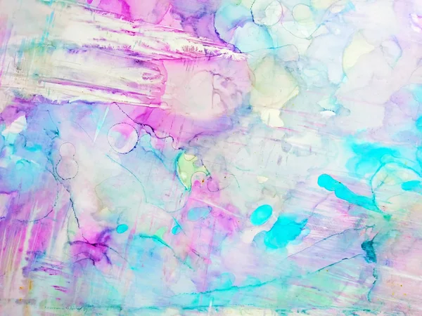 Alcohol Abstract. Sea color and Bright Pigment. Transparent clouds Marble. Contrast Ink Stains. Aquamarine Splatter Watercolor blur. Alcohol Ink Spots. Alcohol Ink Texture.