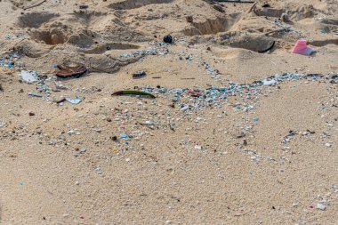 Hawaii 'de Waimanalo Sahili' ni kirleten mikroplastik kirliliği