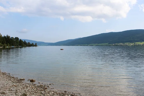 Lac Joux Ελβετικές Άλπεις — Φωτογραφία Αρχείου